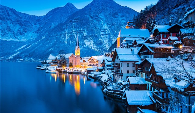 Rakousko - Předvánoční kouzlo Solné komory – Gmünden, sv. Wolfgang, Bad Ischl a Halstatt  