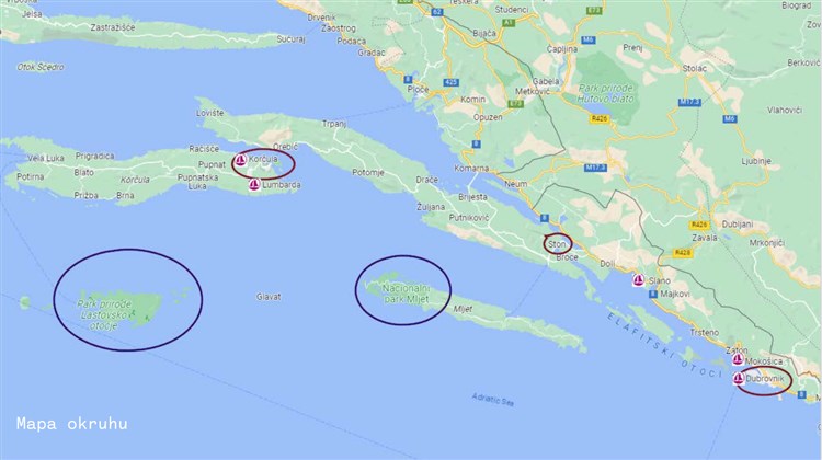 Plavba Jižní Dalmácií