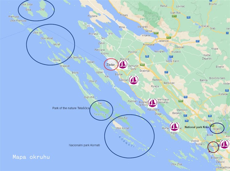 Plavba Severní Dalmácií