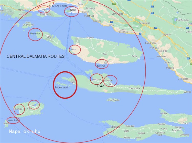 Plavba Střední Dalmácií