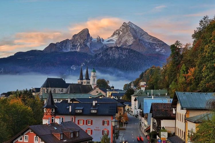 Orlí hnízdo a jezero Königssee