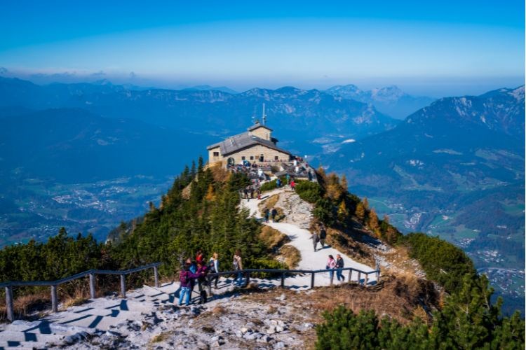 Orlí hnízdo a jezero Königssee
