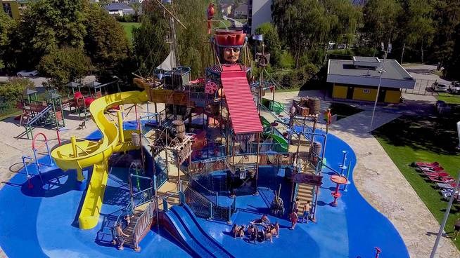 Termální lázně Bad Schalerbach - vodní park Aquapulco