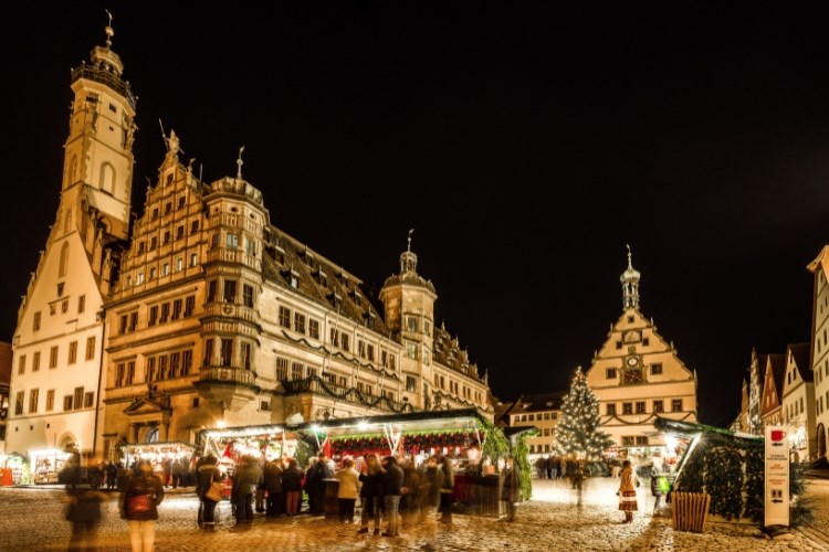 Adventní Rothenburg – nejzachovalejší středověké město v Bavorsku
