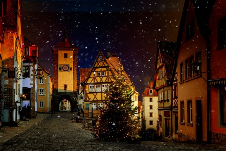Adventní Rothenburg – nejzachovalejší středověké město v Bavorsku