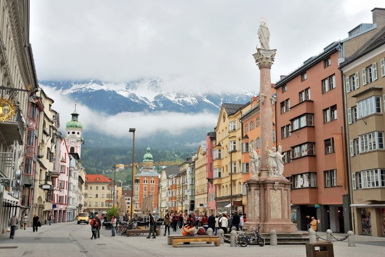 Innská cyklostezka - horní tok od pramene po Innsbruck