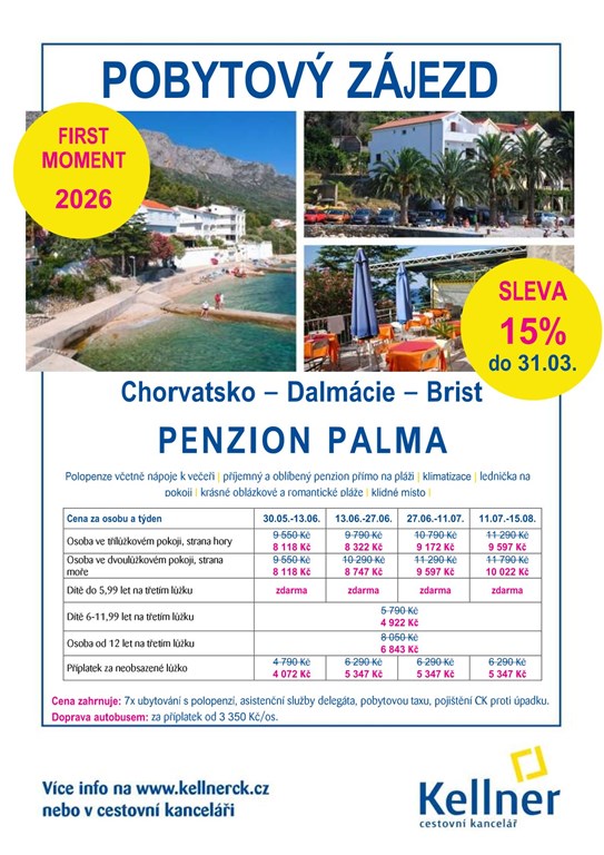 01. Chorvatsko - Brist - Penzion Palma - FM