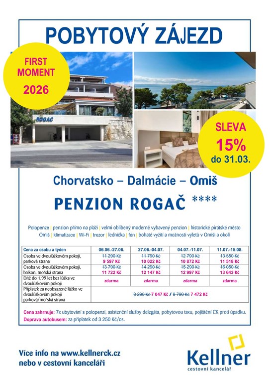 01. Chorvatsko - Omiš - penzion Rogač - FM