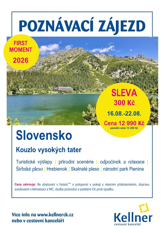 1. Leták Slovensko - Tatry 2026