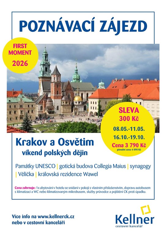 1. Leták Krakov a Osvětim 2026