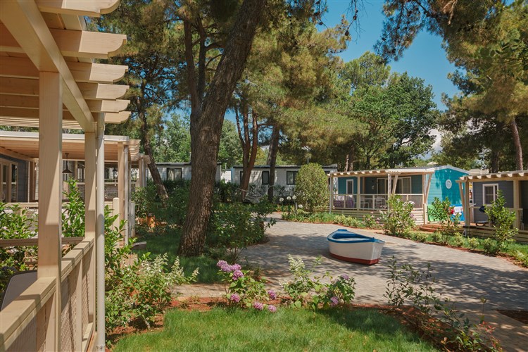 Mobilní domky Valamar camping Lanterna