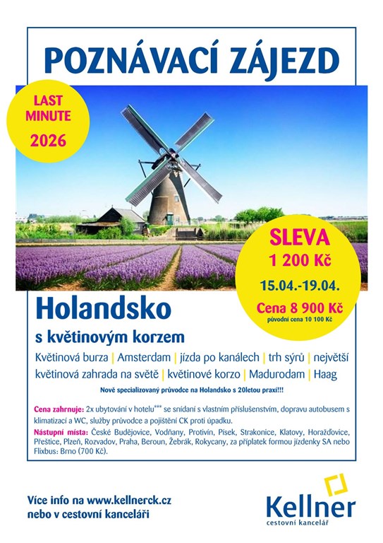 4. Leták Holandsko 15.04.-19.04.2026