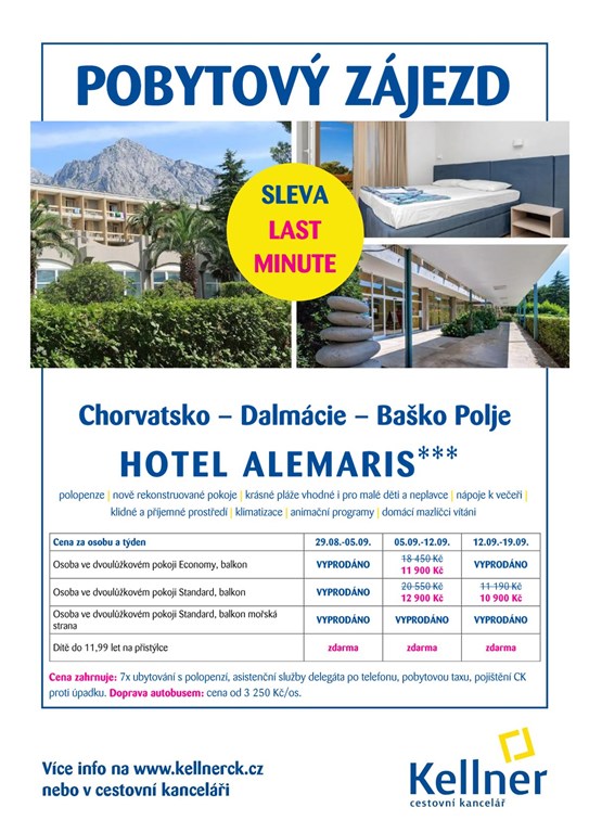 34. Chorvatsko - Baško Polje - hotel Alemaris - LM