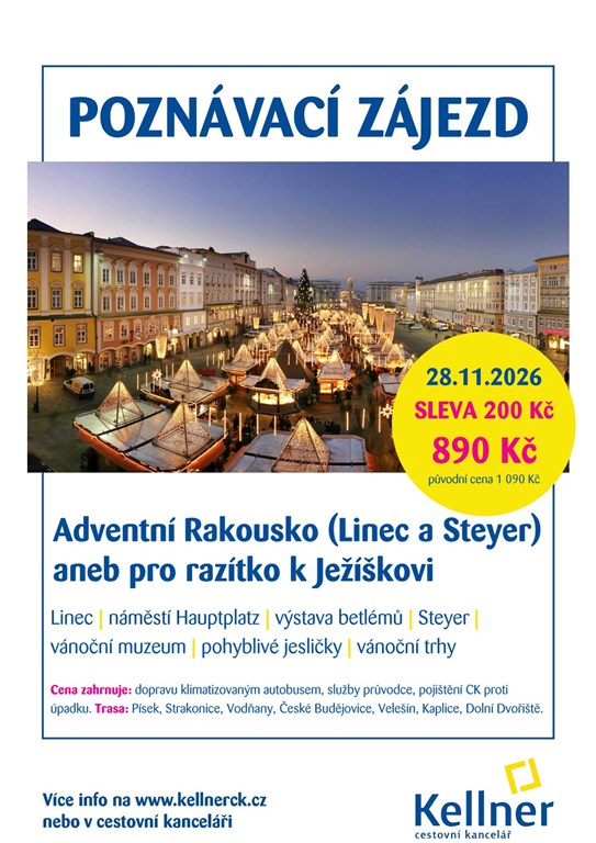 01. Adventní Linec a Steyer 28.11.2026