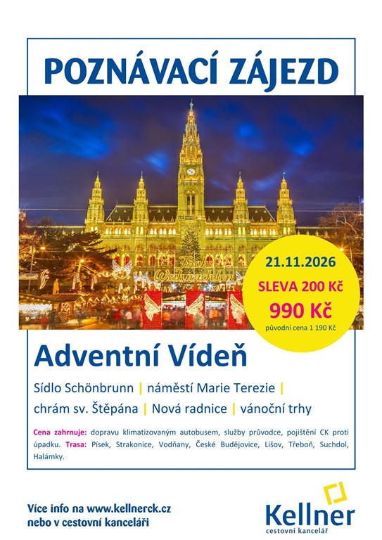 01. Adventní Vídeň 21.11.2026