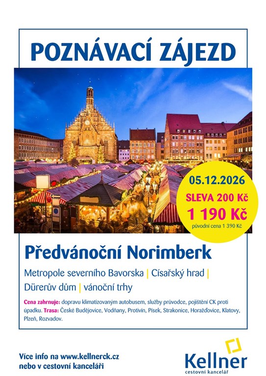 01. Předvánořní Norimberk 05.12.2026